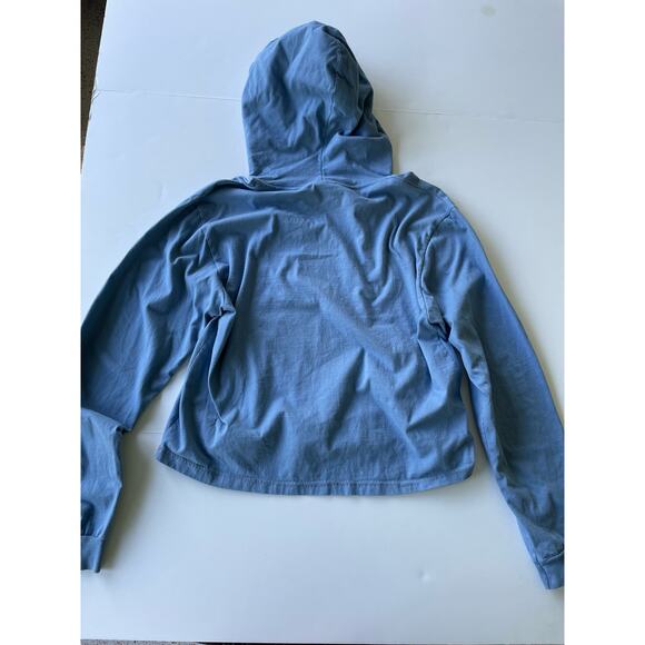 Stussy Holographic Logo Hoodie Light Blue Size Large - Picture 5 of 6